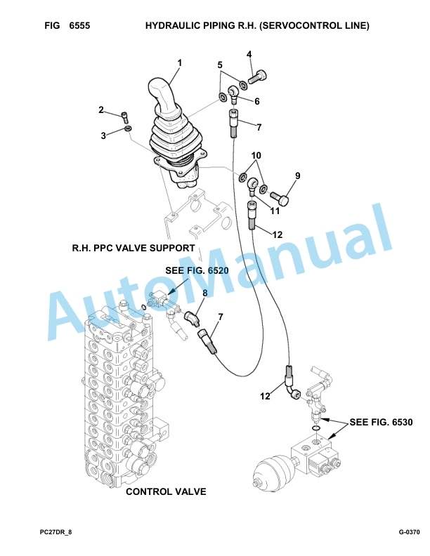 Komatsu PC27R-8 DELUXE Hydraulic Excavator Parts Manual F30671-UP-5