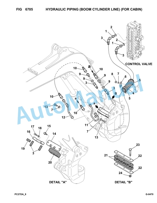 Komatsu PC27R-8 DELUXE Hydraulic Excavator Parts Manual F31103-up-5