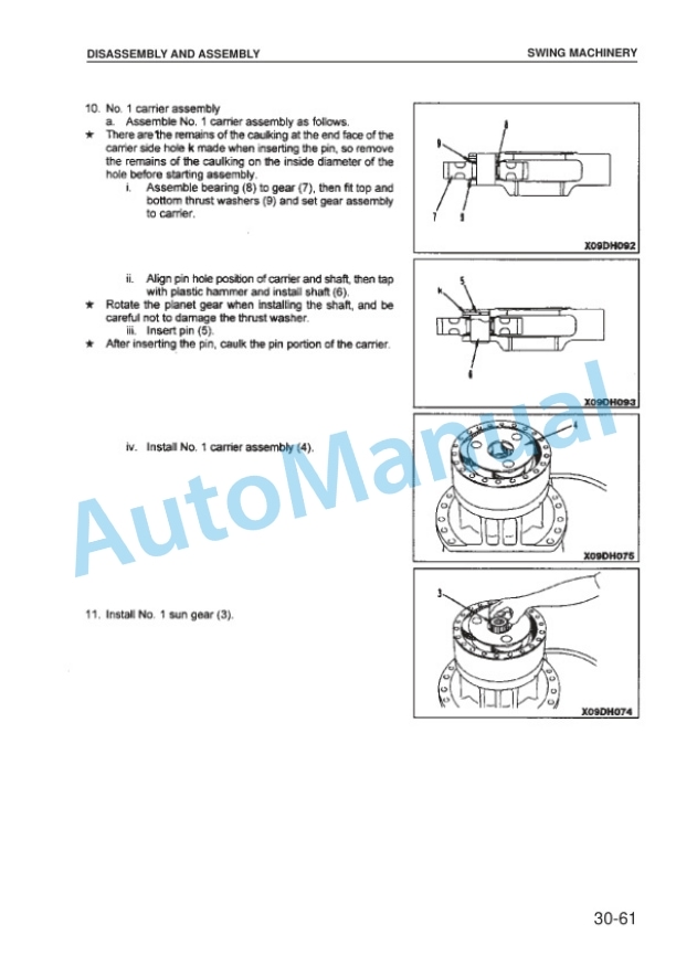 Komatsu PC290LC-6K, PC290NLC-6K Hydraulic Excavator Shop Manual EEBM001902-5