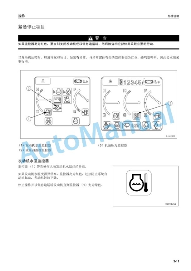 Komatsu PC300-7 Galeo Hydraulic Excavator Operation and Maintenance Manual YCAM200500-2