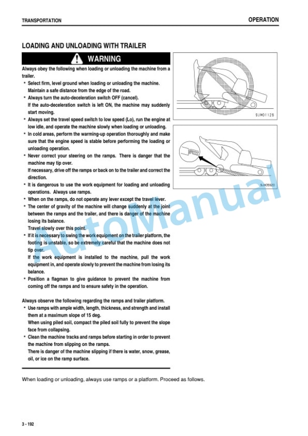 Komatsu PC300-8M0, PC300LC-8M0, PC350-8M0, PC350LC-8M0 Hydraulic Excavator Operation and Maintenance Manual PEN00991-06-4