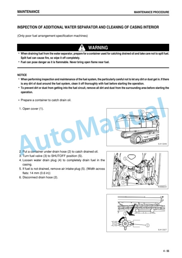 Komatsu PC300-8M0, PC300LC-8M0, PC350-8M0, PC350LC-8M0 Hydraulic Excavator Operation and Maintenance Manual PEN00993-06-5