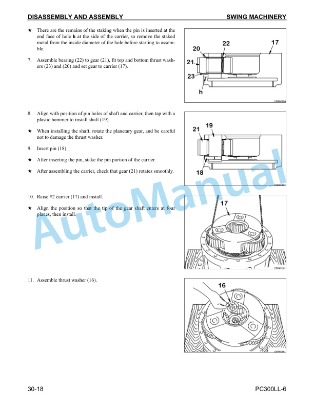 Komatsu PC300LL-6 Logging Excavator Shop Manual CEBM009500-5