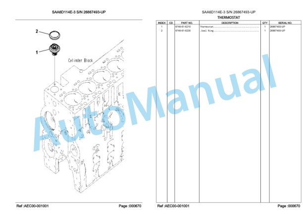 Komatsu PC300SE-8M0, PC300LCSE-8M0 Hydraulic Excavator Parts Manual LEPBP308M2-2