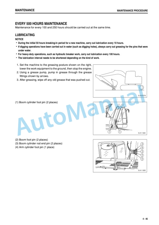 Komatsu PC308USLC-3E0 Hydraulic Excavator Operation and Maintenance Manual TEN00145-04-5