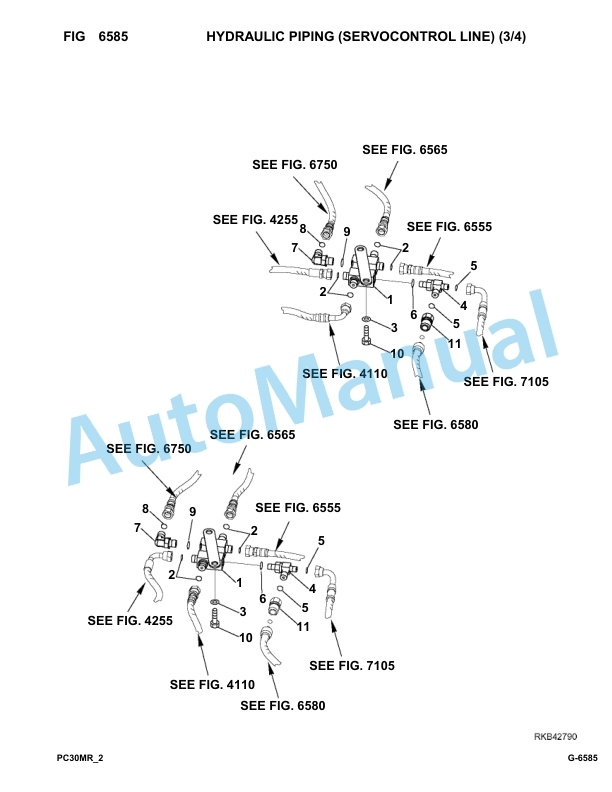 Komatsu PC30MR-2 Hydraulic Excavator Parts Manual F00103-Up-5