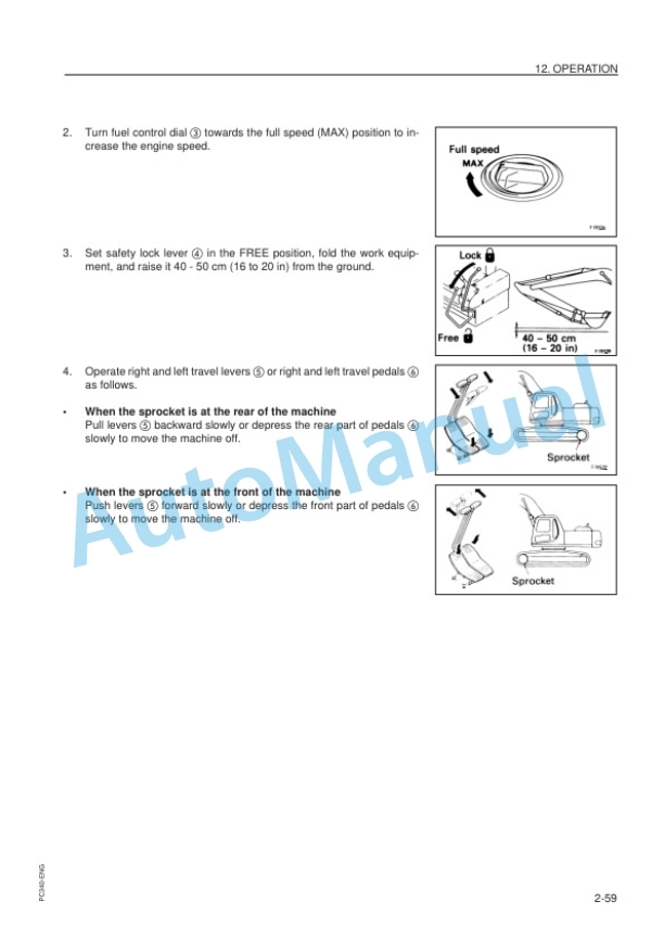Komatsu PC340-6K, PC340LC-6K, PC340NLC-6K Hydraulic Excavator Operation and Maintenance Manual EEAM008000-3