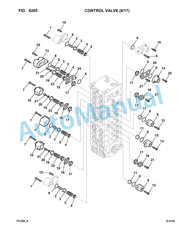 Komatsu PC35R-8 Hydraulic System Parts Manual-4
