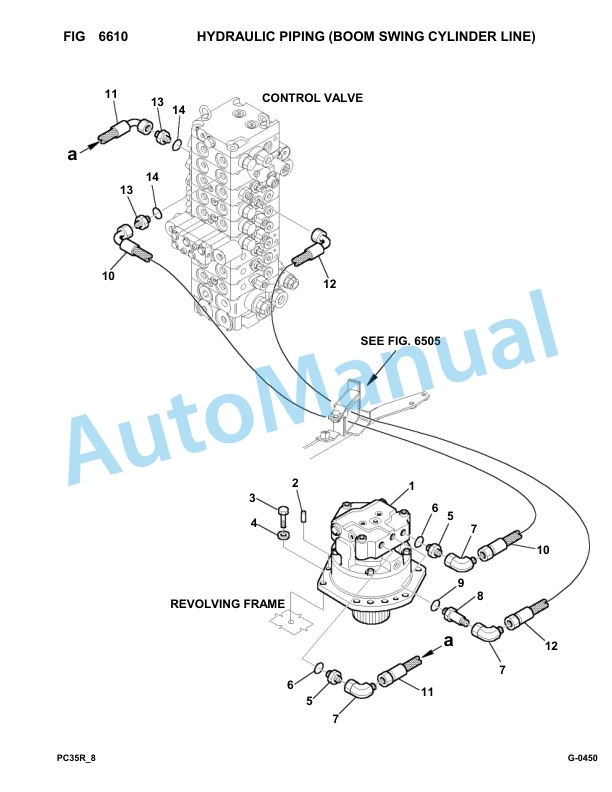Komatsu PC35R-8 Hydraulic System Parts Manual-5