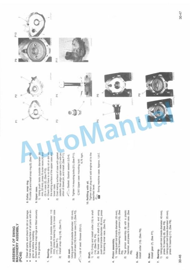 Komatsu PC40-6F Hydraulic Excavator Shop Manual JEBM000500-4
