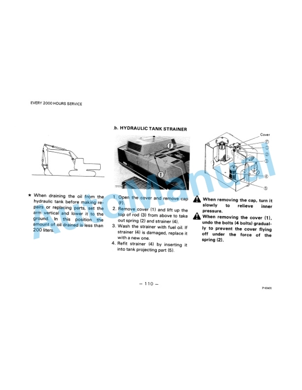Komatsu PC400-3, PC400LC-3 Hydraulic Excavator Operation and Maintenance Manual SEAM02080305-4