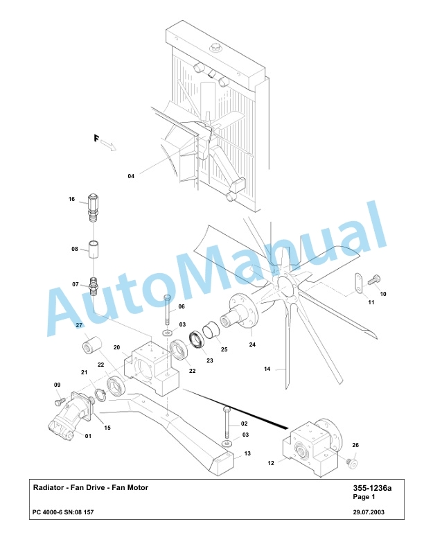 Komatsu PC4000-6 Hydraulic Excavator Parts Manual G08157-2