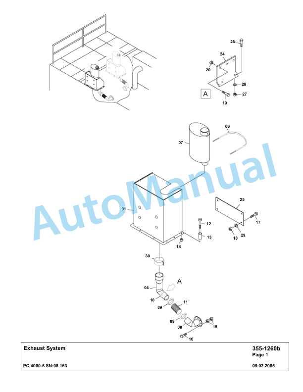 Komatsu PC4000-6 Hydraulic Excavator Parts Manual G08163-2