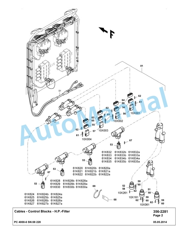 Komatsu PC4000-6 Hydraulic Excavator Parts Manual G08228-4