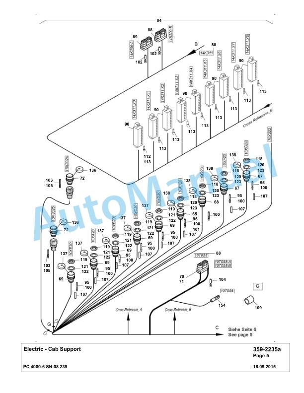 Komatsu PC4000-6 Hydraulic Excavator Parts Manual G08239-4