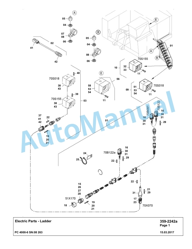 Komatsu PC4000-6 Hydraulic Excavator Parts Manual G08263-4