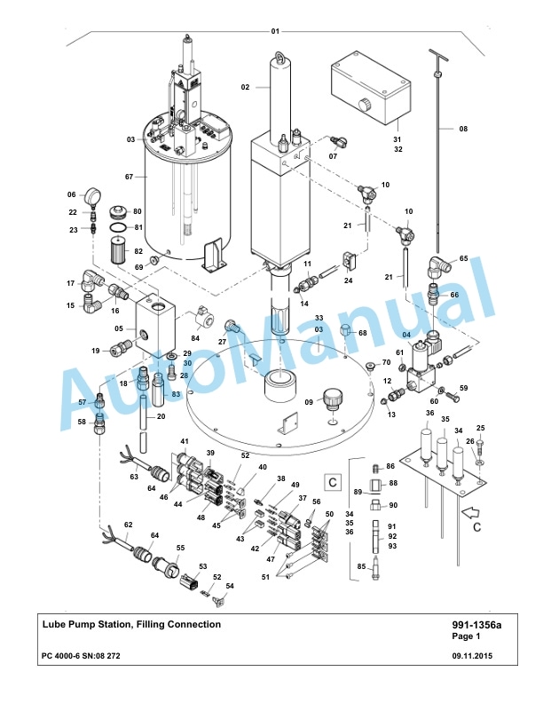 Komatsu PC4000-6 Hydraulic Excavator Parts Manual G08272-5