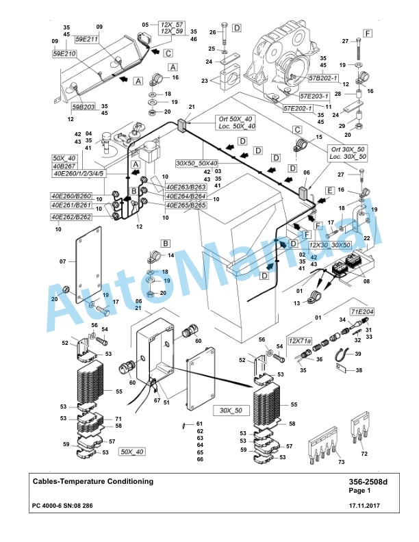 Komatsu PC4000-6 Hydraulic Excavator Parts Manual G08286-4