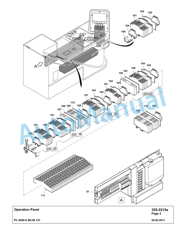 Komatsu PC4000-6 Hydraulic Excavator Parts Manual G58127-3