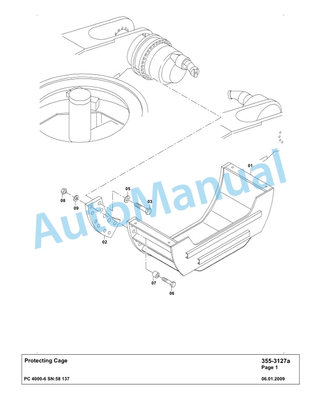Komatsu PC4000-6 Hydraulic Excavator Parts Manual G58137-4
