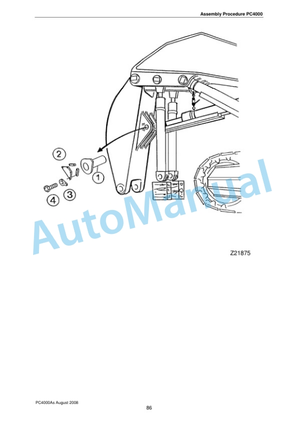 Komatsu PC4000-6 Hydraulic Mining Excavator General Assembly Procedure Manual-5