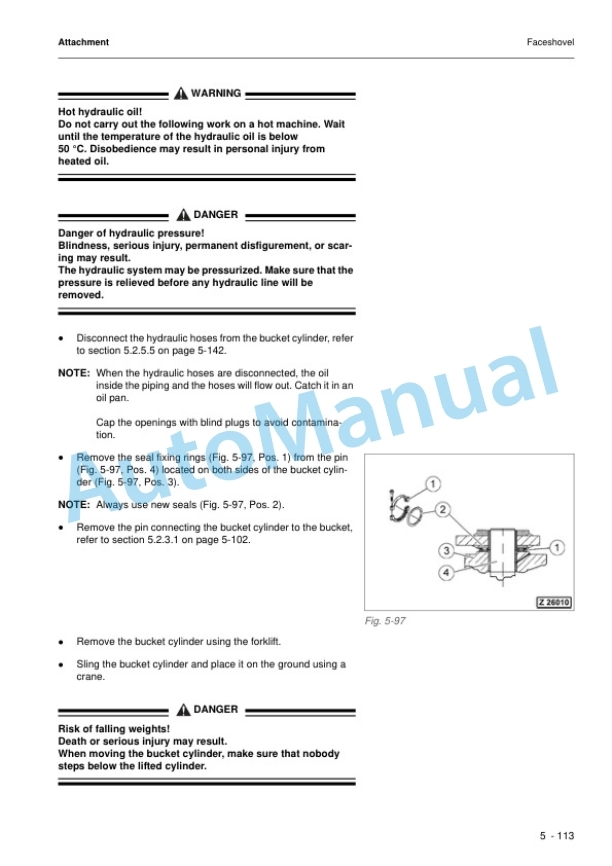 Komatsu PC4000-6 Hydraulic Mining Shovel Remove and Replace Procedures RRPC4000-6 4 Komatsu PC4000-6 Hydraulic Mining Shovel Remove and Replace Procedures RRPC4000-6 - Image 4