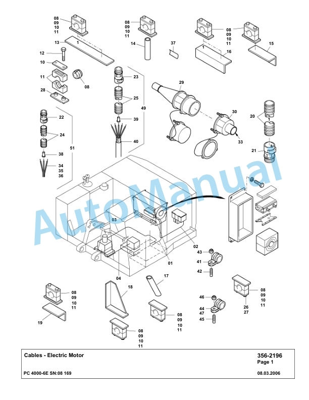 Komatsu PC4000-6E Hydraulic Excavator Parts Manual G08169-4