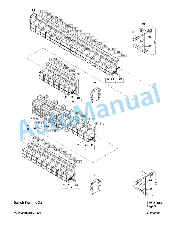 Komatsu PC4000-6E Hydraulic Excavator Parts Manual G08204-4