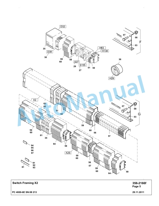 Komatsu PC4000-6E Hydraulic Excavator Parts Manual G08213-4