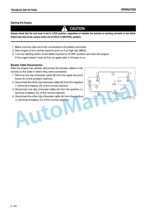 Komatsu PC45MR-3, PC55MR-3 Compact Hydraulic Excavator Operation and Maintenance Manual TEN01129-00-4