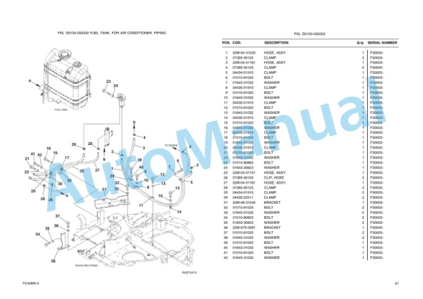 Komatsu PC4MR-3 Parts Manual-2