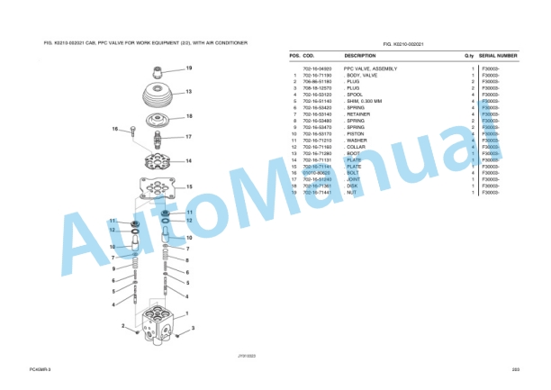 Komatsu PC4MR-3 Parts Manual-4