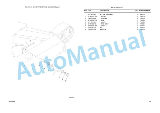 Komatsu PC4MR-3 Parts Manual-5