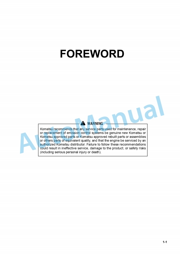 Komatsu PC500LC-10R Operation and Maintenance Manual YEAM204300