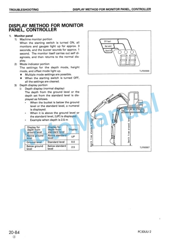 Komatsu PC50UU-2 Hydraulic Excavator Shop Manual SEBM000906-3
