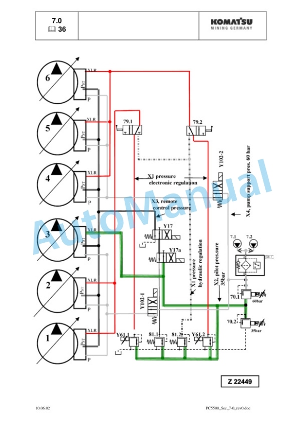 Komatsu PC5500-6 Hydraulic Mining Shovel Service Manual SMPC550015014-4