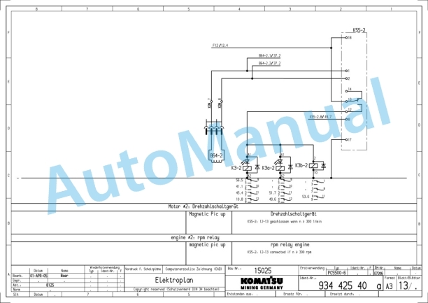 Komatsu PC5500-6 Hydraulic Mining Shovel Shop Manual PC5500615025SM-2