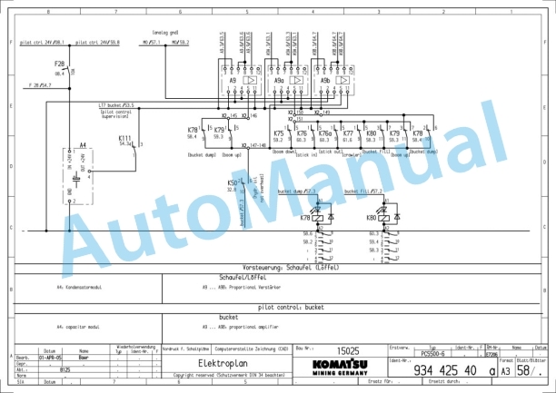 Komatsu PC5500-6 Hydraulic Mining Shovel Shop Manual PC5500615025SM-5