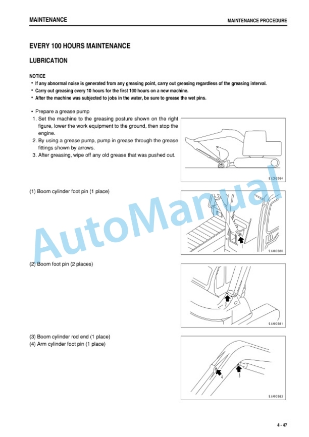 Komatsu PC70-8 Hydraulic Excavator Operation and Maintenance Manual PEN00808-06-5