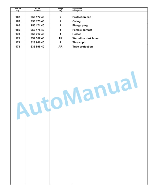 Komatsu PC7000-6 Hydraulic Excavator Parts Manual G35001-4