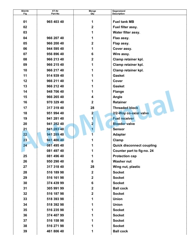 Komatsu PC7000-6 Hydraulic Excavator Parts Manual G35007-2