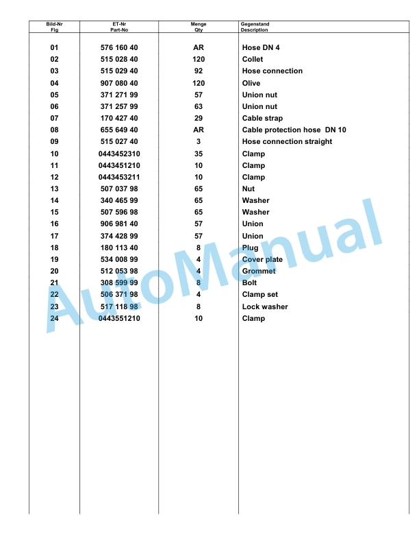 Komatsu PC7000-6E Hydraulic Excavator Parts Manual G35003-2