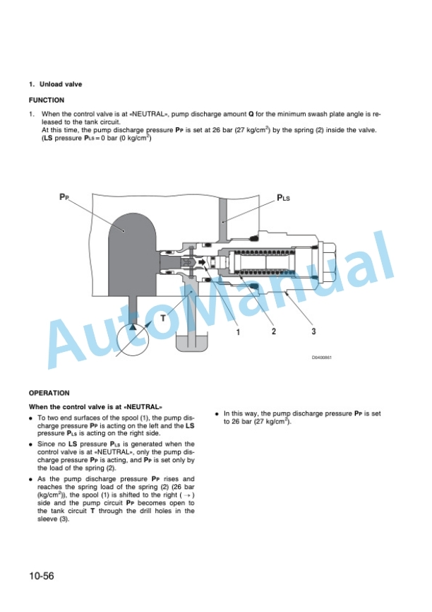 Komatsu PC75-1 Hydraulic Excavator Shop Manual WEBM000500-2