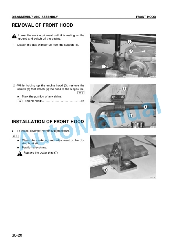 Komatsu PC75-1 Hydraulic Excavator Shop Manual WEBM000500-4