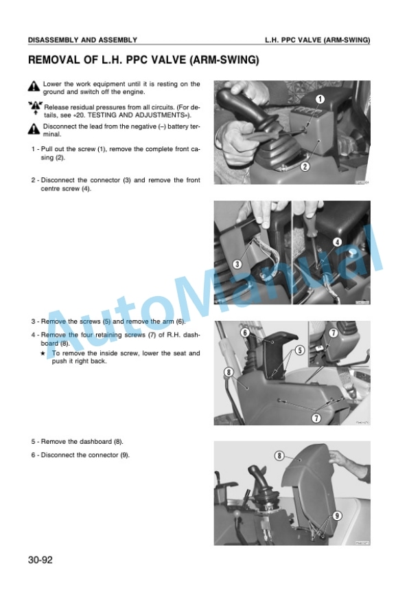 Komatsu PC75-1 Hydraulic Excavator Shop Manual WEBM000500-5