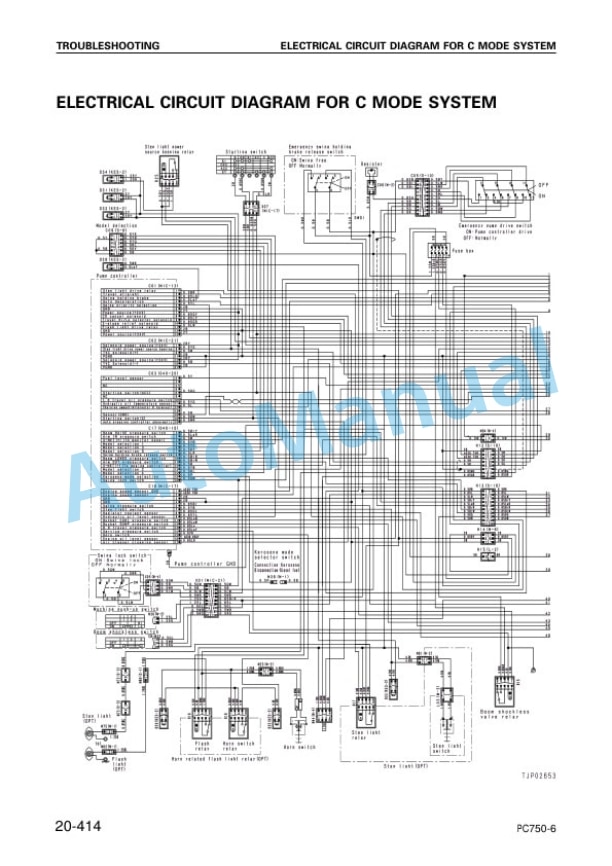 Komatsu PC750LC-6K, PC750SE-6K Hydraulic Excavator Shop Manual UEBM001801-4