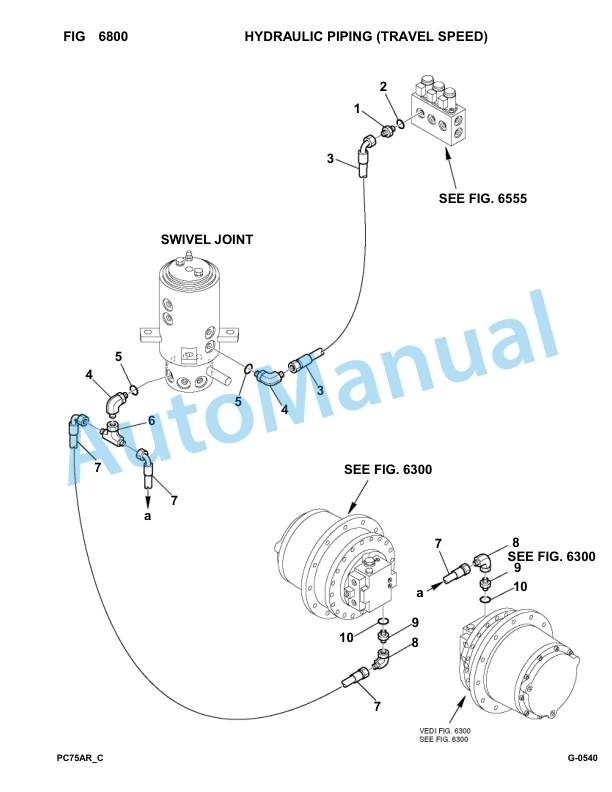 Komatsu PC75R-2 USA Hydraulic Excavator Parts Manual 22E5210500-UP-5