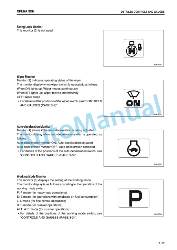 Komatsu PC78US-8 Hydraulic Excavator Operation and Maintenance Manual PEN01039-05-2