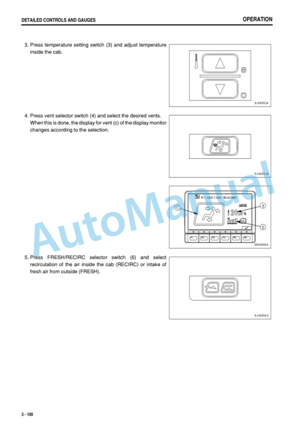 Komatsu PC78US-8 Hydraulic Excavator Operation and Maintenance Manual PEN01039-06-3