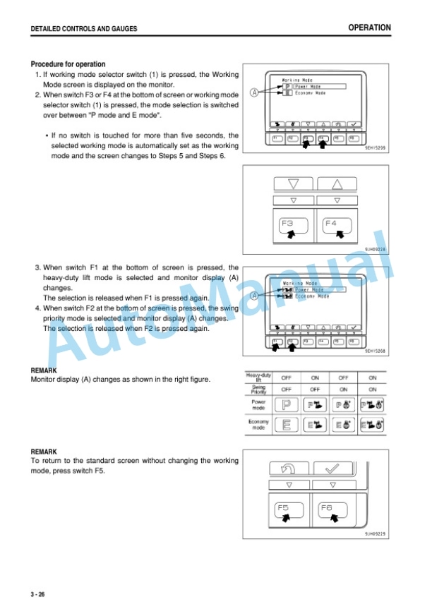 Komatsu PC800-8E0, PC800LC-8E0, PC800SE-8E0, PC850-8E0, PC850SE-8E0 Hydraulic Excavator Operation and Maintenance Manual TEN01085-00-2